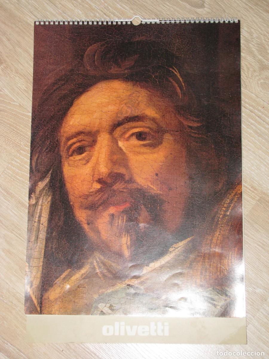 Coleccionismo Calendarios: CALENDARIO DE PARED PUBLICIDAD OLIVETTI 1973. IMAGENES DE FRANS HALS. IMPRESO ITALIA
