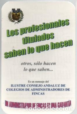 Coleccionismo Calendarios: CALENDARIO COLEGIO ANDALUZ ADM FINCAS A&Ntilde;O 2005 CAL-11149