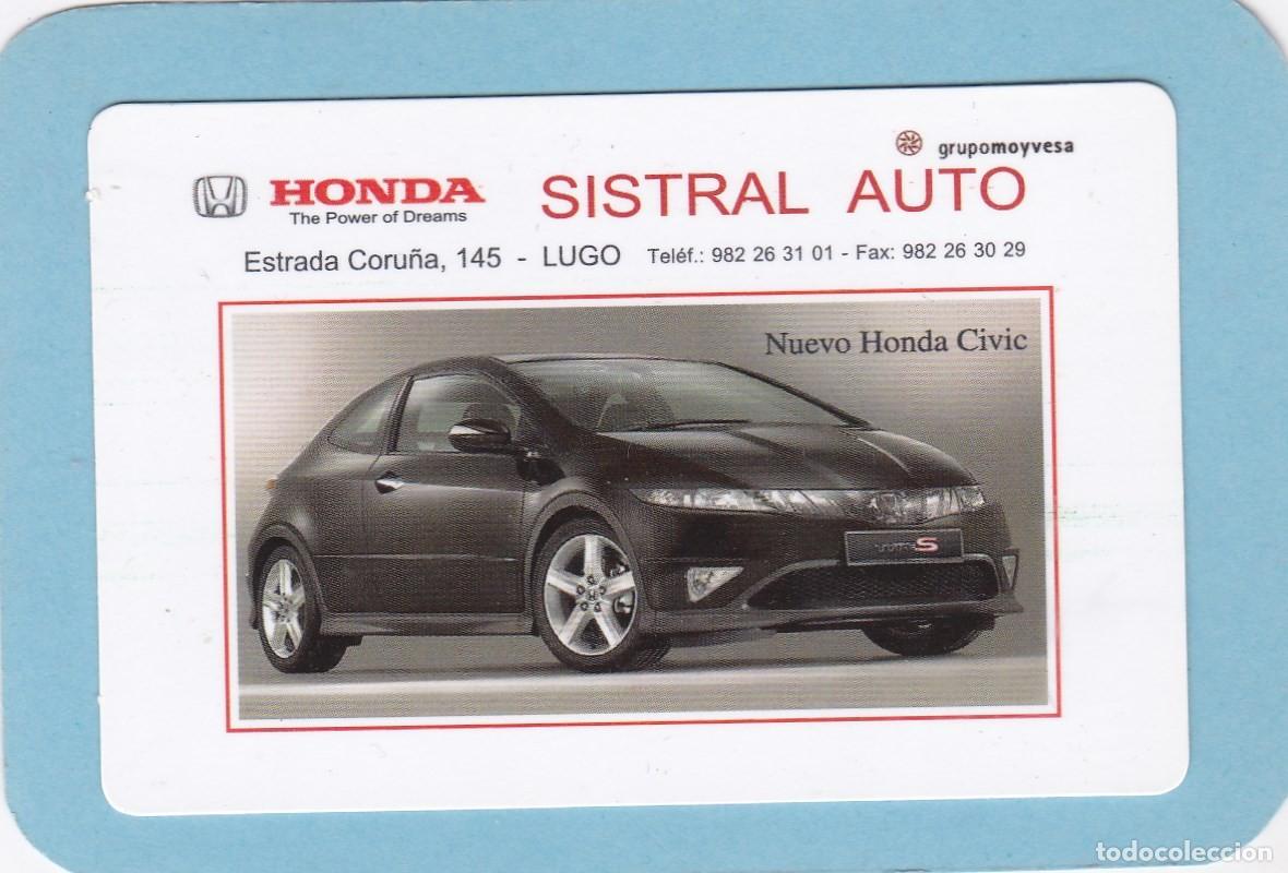 Coleccionismo calendarios: CALENDARIO 2008 - SISTRAL AUTO - NUEVO HONDA CIVIC - CONCESIONARIO COCHES