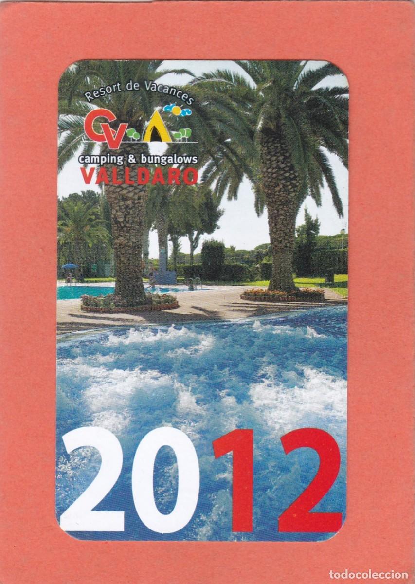 Coleccionismo calendarios: CALENDARIO 2012 - CAMPING & BUNGALOWS VALLDARO. RESORT VACANCES (CATALAN, CASTELLANO, INGLES, FRANCE