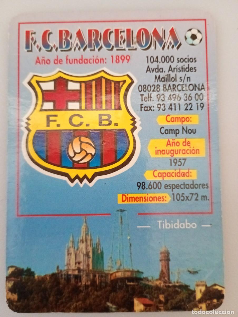 Coleccionismo calendarios: Calendario 2002 Serie BO 675 F&uacute;tbol FC Barcelona