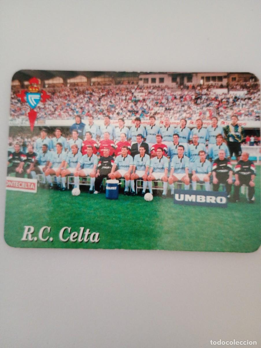 Colecionismo Calend&aacute;rios: Calendario 1998 Serie BO sin numerar F&uacute;tbol Real Celta