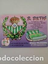 Coleccionismo calendarios: Calendario 1999 Serie WCB 358 F&uacute;tbol Real Betis