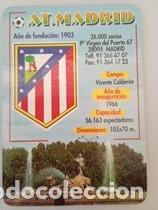 Coleccionismo calendarios: Calendario 2002 Serie BO 673 F&uacute;tbol Atl&eacute;tico de Madrid