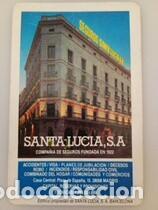 Coleccionismo calendarios: Calendario 1986 Publicidad SANTA LUCIA