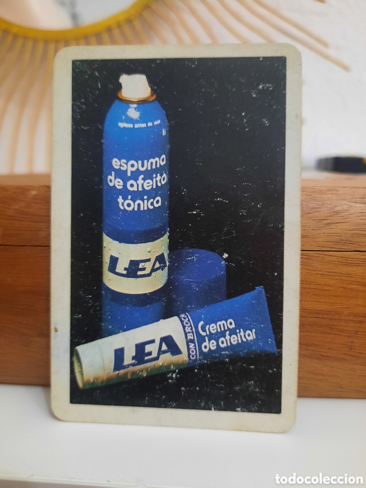 Coleccionismo calendarios: Calendario de Bolsillo H.fournier 1984 Espuma de afeitar t&oacute;nica LEA