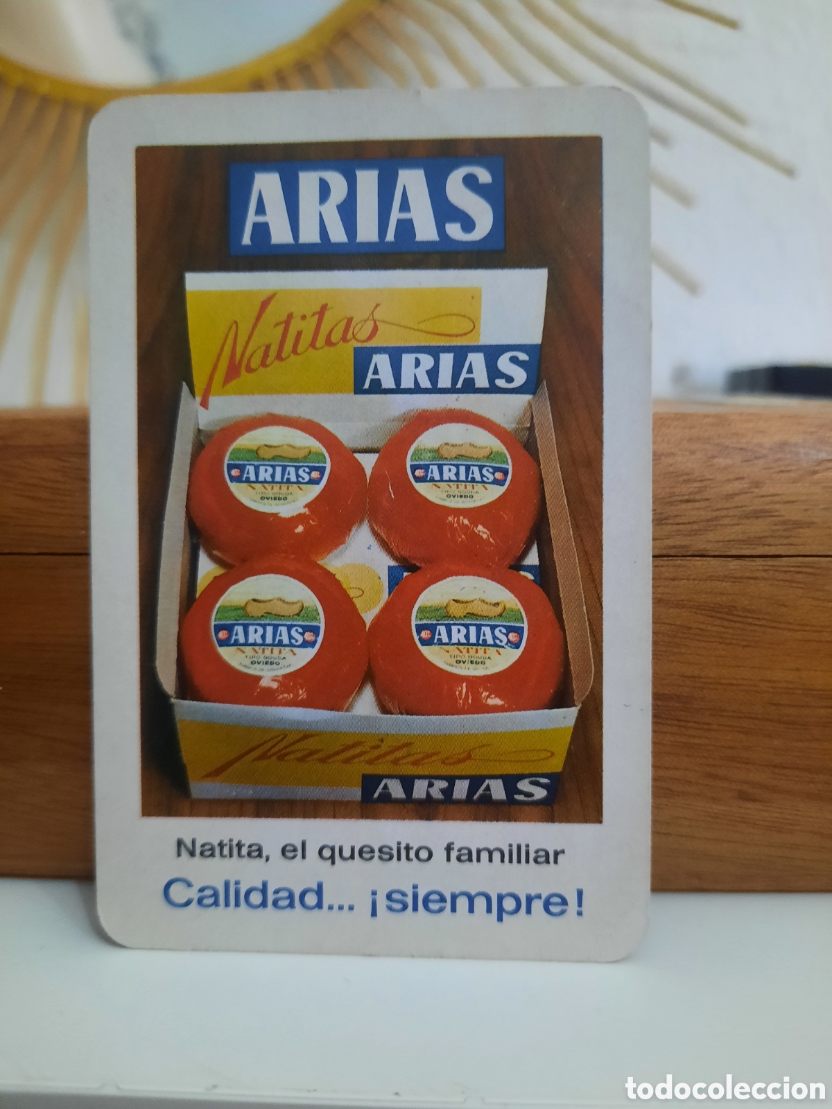 Coleccionismo calendarios: Calendario de Bolsillo H.fournier 1970 Publicidad Quesito Arias