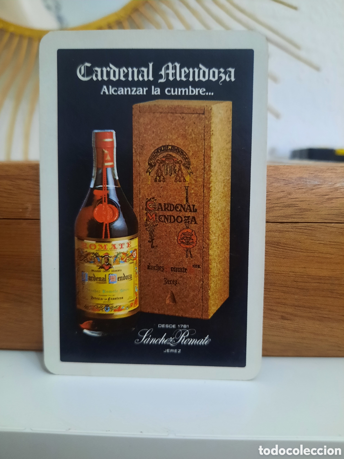 Coleccionismo calendarios: Calendario de Bolsillo H.fournier 1975 Jerez Cardenal Mendoza