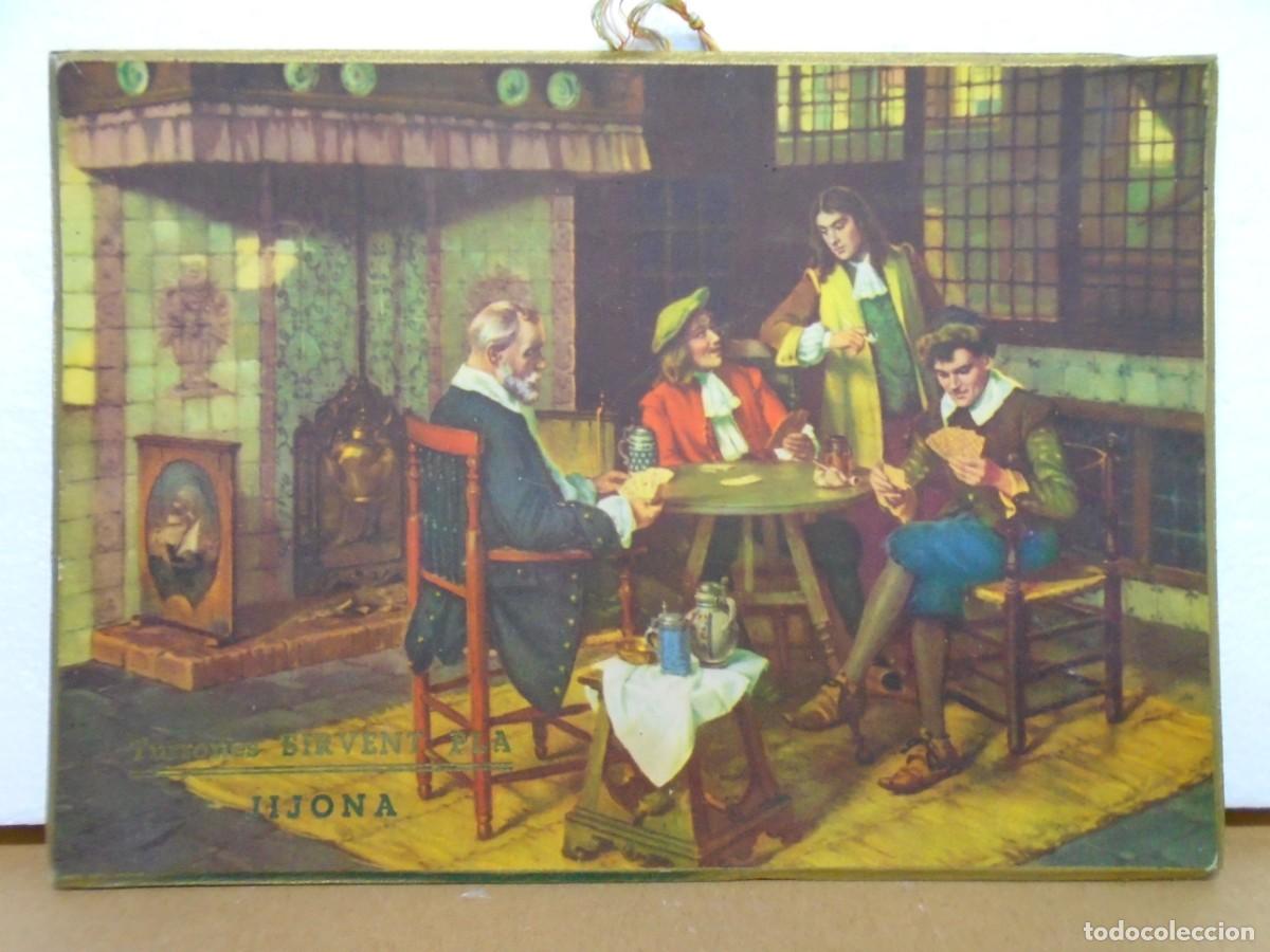 Collectables Calendars: TURRONES SIRVENT PLA.JIJONA(ALICANTE)ANTIGUO CALENDARIO CARTON GRUESO 22X16 CM.