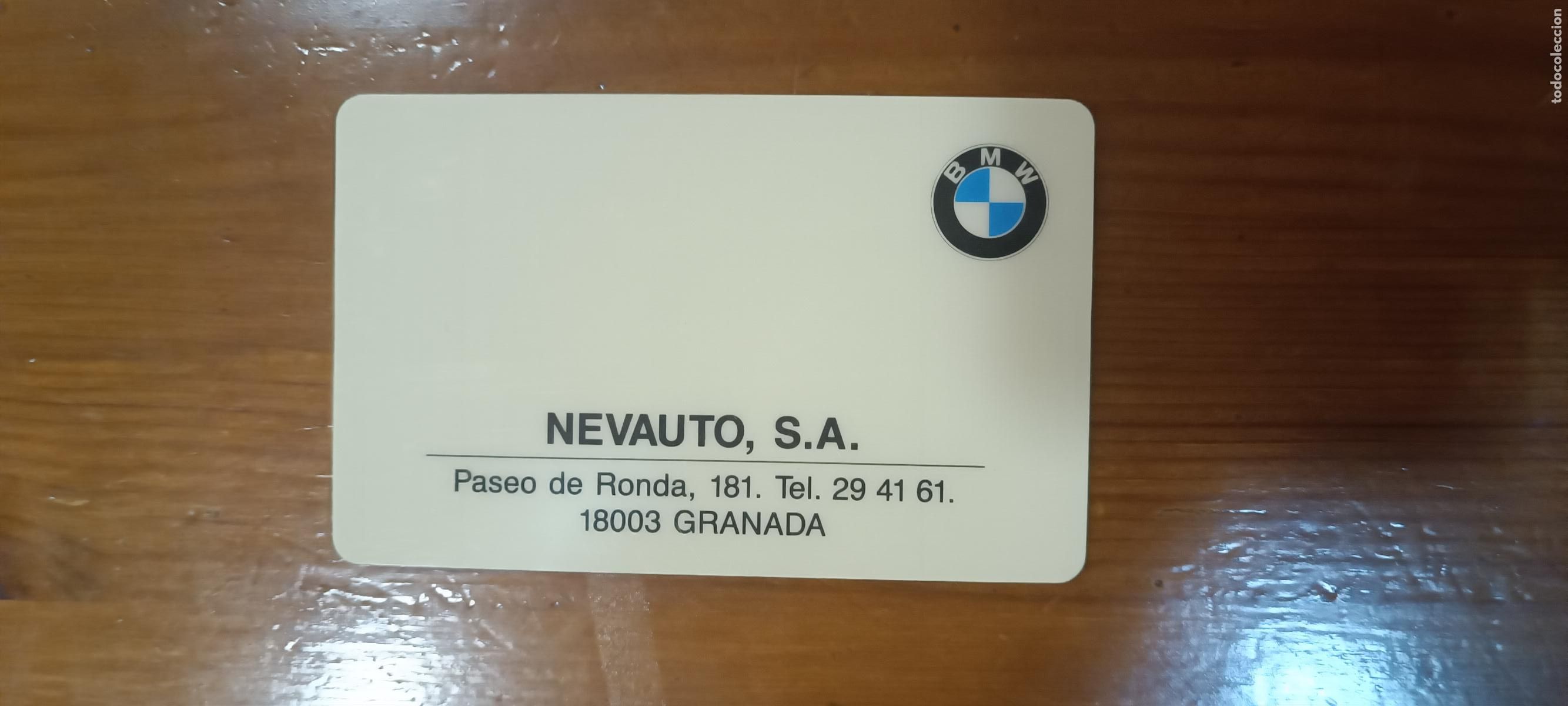 Coleccionismo calendarios: CALENDARIO BMW COCHES - NEVAUTO GRANADA