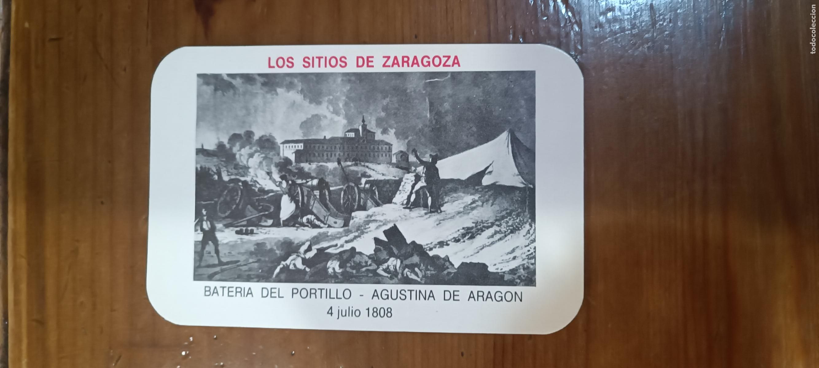 Coleccionismo calendarios: CALENDARIO DE BOLSILLO LOS SITIOS DE ZARAGOZA ALTA PELETERIA 1987