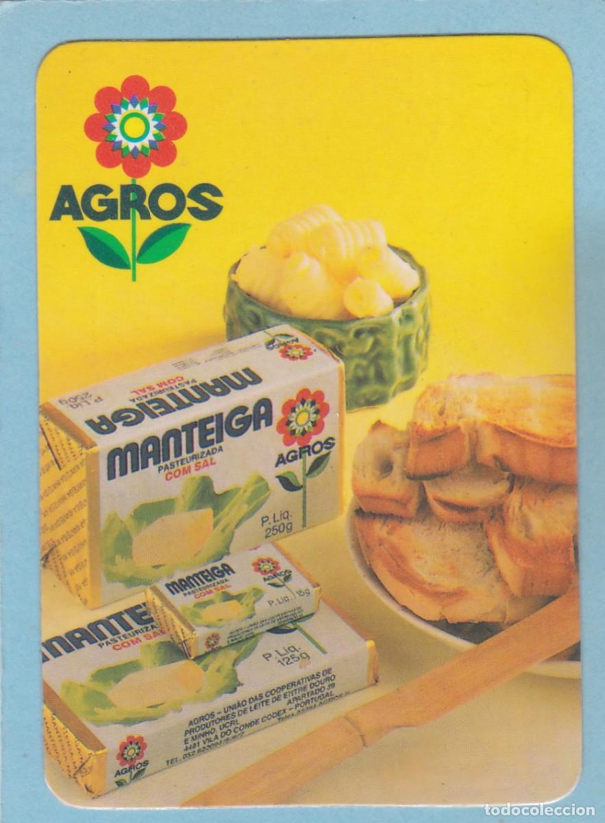 Coleccionismo calendarios: CALENDARIO PORTUGAL 1989 - AGROS - MANTEIGA/MANTEQUILLA
