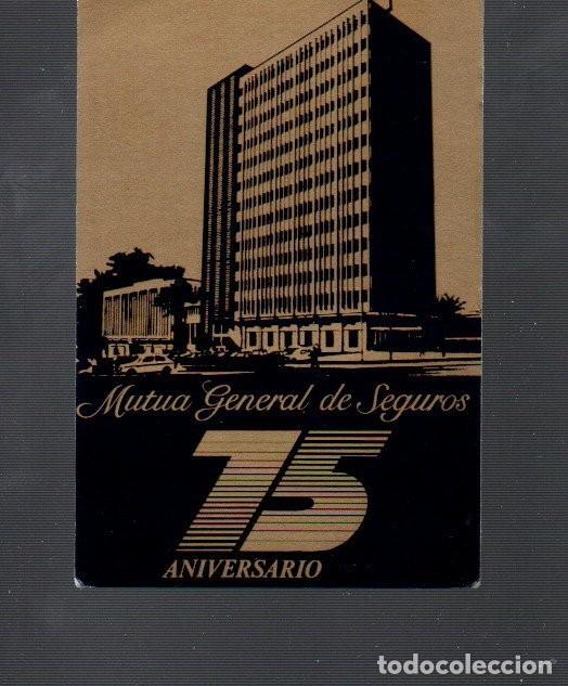 Coleccionismo calendarios: CALENDARIO DE BOLSILLO. MUTUA GENERAL DE SEGUROS 75 ANIVERSARIO DEL A&Ntilde;O 1982