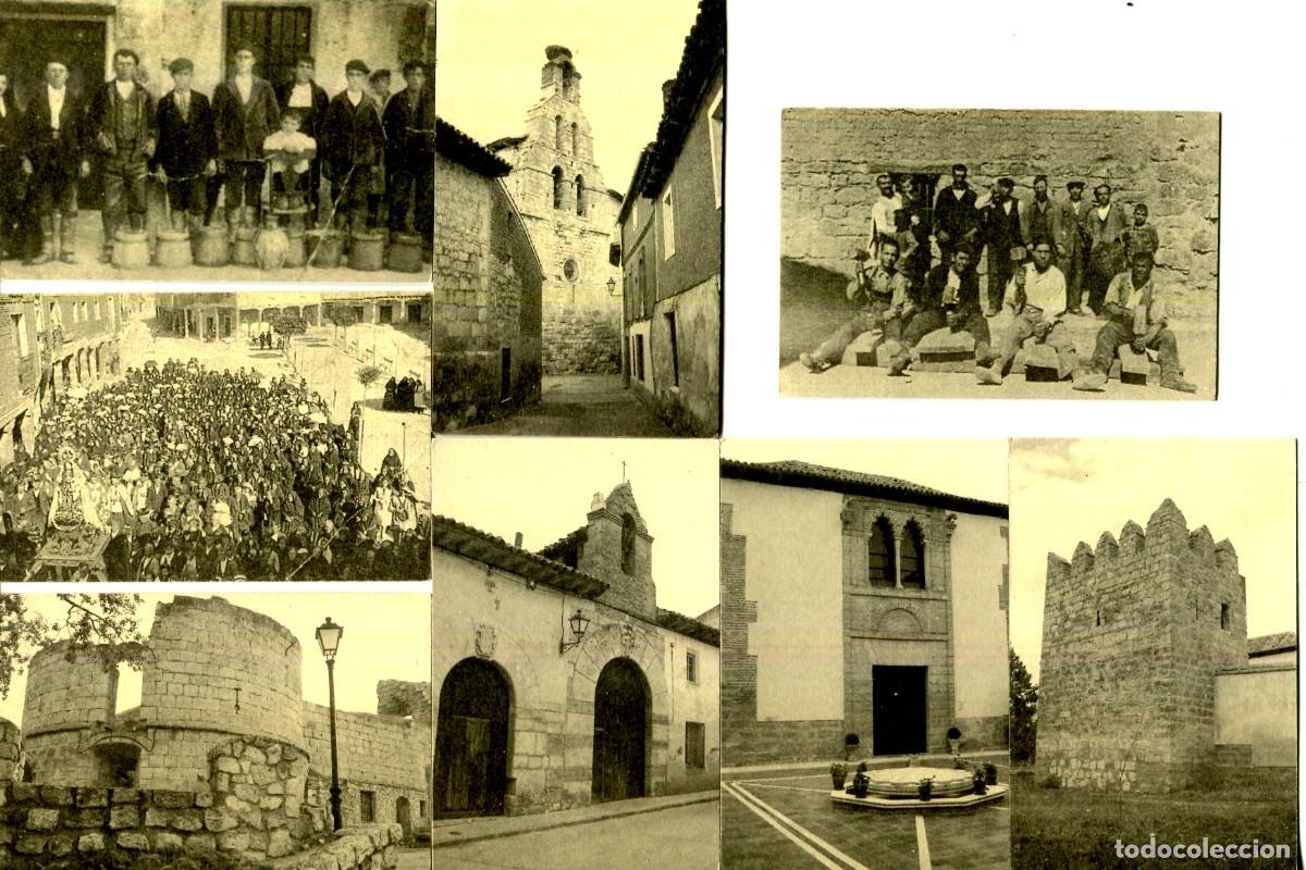 Sammeln von Kalendern: JUEGO DE 8 CALENDARIOS COLOR SEPIA DE ASTUDILLO (Palencia) - A&Ntilde;O 2000 -