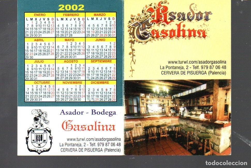 Coleccionismo calendarios: CALENDARIO DE BOLSILLO. DEL A&Ntilde;O 2002 DE EL ASADOR GASOLINA CERVERA DE PISUERGA PALENCIA