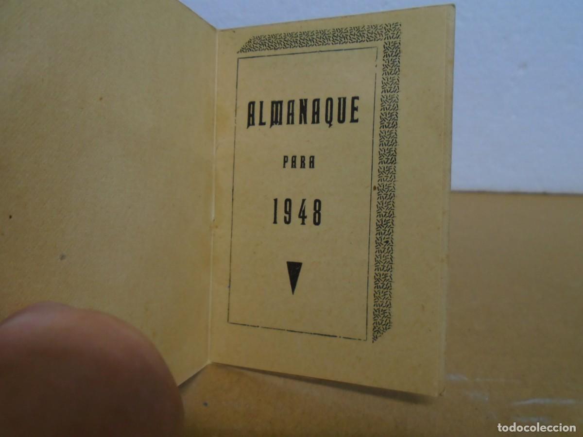 Collezionismo Calendari: ALMANAQUE PARA 1948.OBSEQUIO FARMACIA CORTES JUST DE ALICANTE.