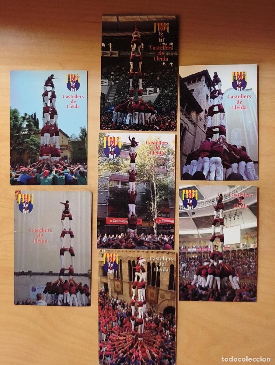 Collectionnisme Calendriers: Ca 164 Lote 7 Calendarios desde a&ntilde;o 2008 a 2014 Castellers de Lleida - Foto llum
