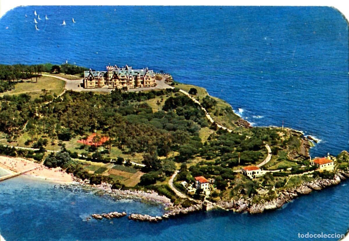 Colecionismo Calend&aacute;rios: CALENDARIO DE BOLSILLO A&Ntilde;O 1971 VISTA PENINSULA DE LA MAGDALENA EN SANTANDER