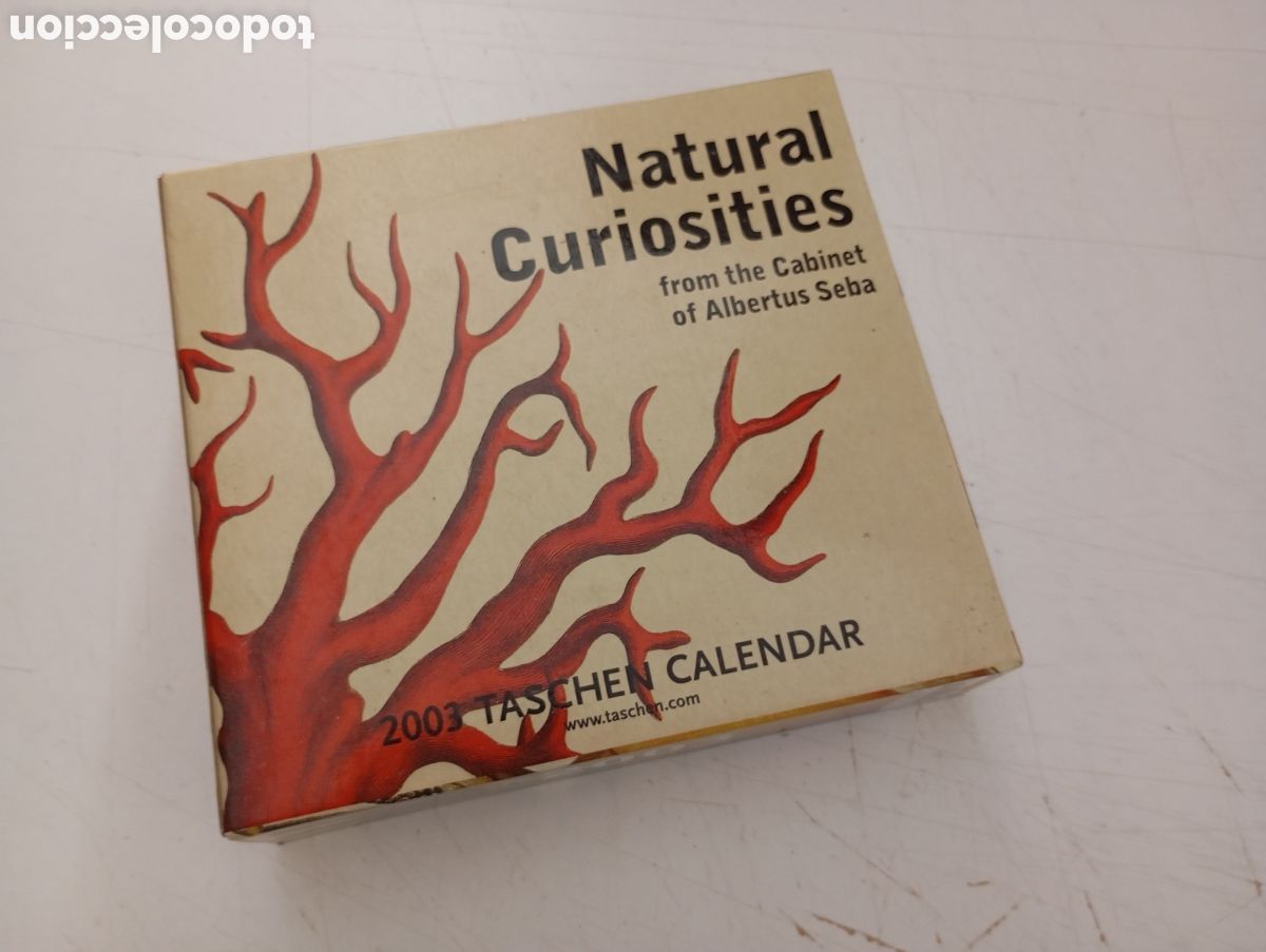 Coleccionismo calendarios: NATURAL CURIOSITIES FROM THE CABINET OF ALBERTUS SEBA - 2003 TASCHEN CALENDAR