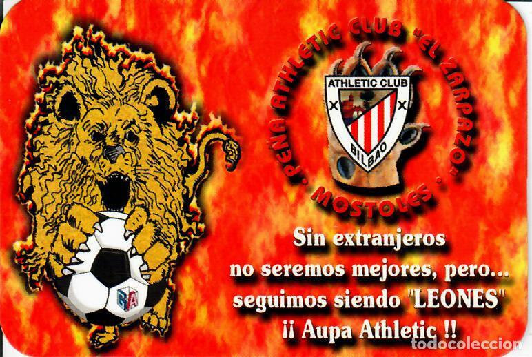 Coleccionismo calendarios: CALENDARIO DE PUBLICIDAD F&Uacute;TBOL - A&Ntilde;O 2000 - PE&Ntilde;A ATHLETIC CLUB EL ZARPAZO