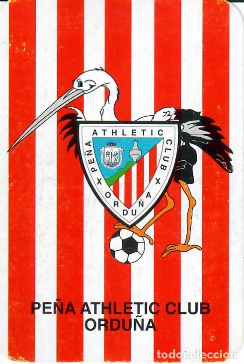 Coleccionismo calendarios: CALENDARIO DE PUBLICIDAD F&Uacute;TBOL - A&Ntilde;O 2000 - PE&Ntilde;A ATHLETIC CLUB ORDU&Ntilde;A