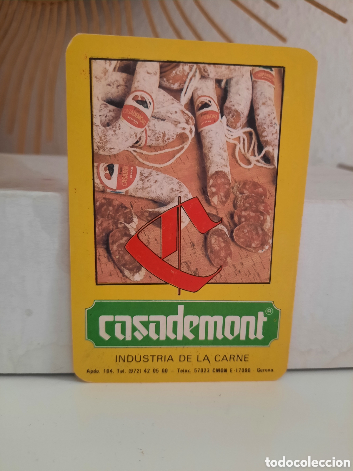Coleccionismo calendarios: CALENDARIO DE BOLSILLO 1985 PUBLICIDAD CASADEMONT M&Aacute;LAGA