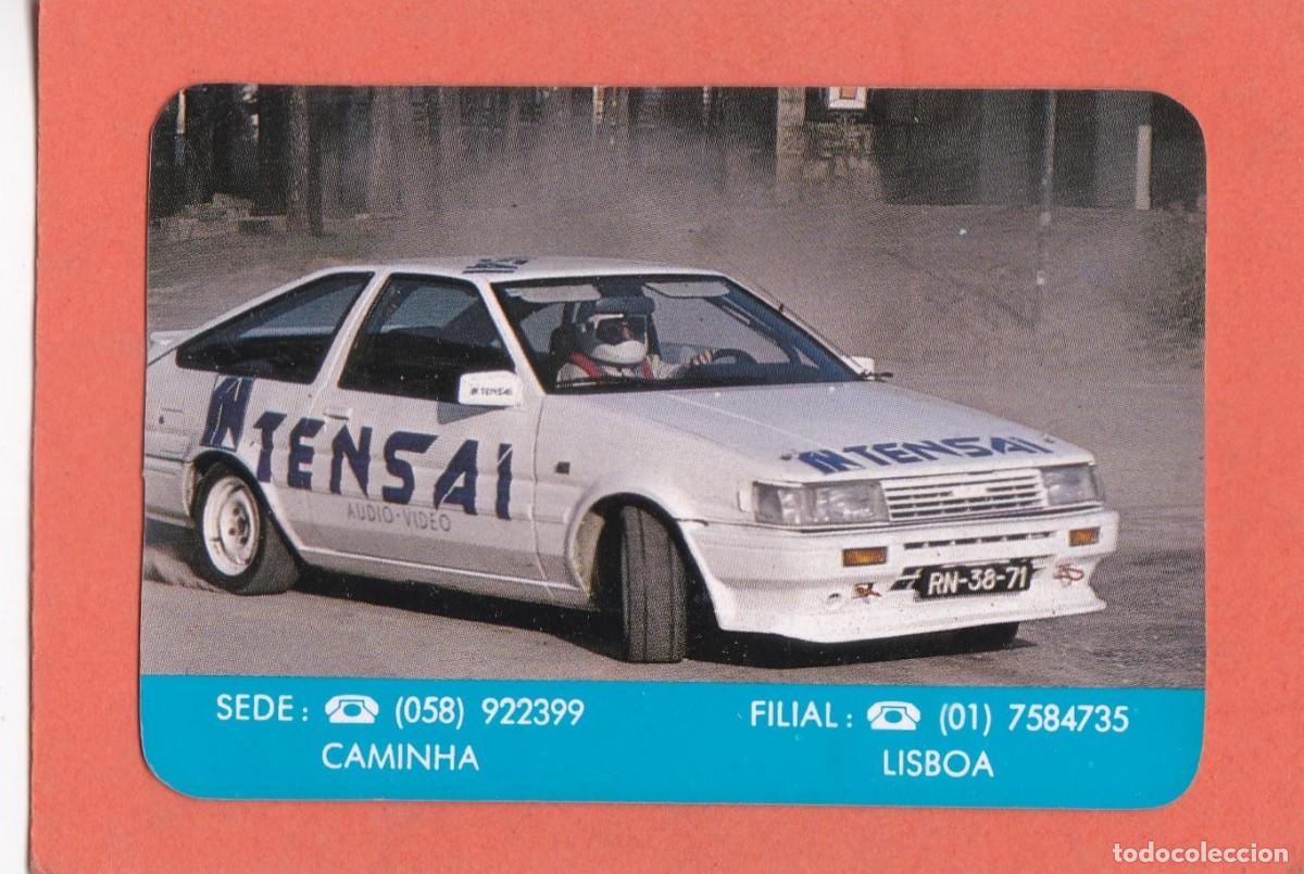 Coleccionismo calendarios: CALENDARIO PORTUGAL 1986 - COCHE TOYOTA COROLLA GT - TENSAL