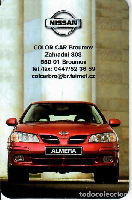 Coleccionismo calendarios: CALENDARIO DE BOLSILLO DE REP. CHECA - A&Ntilde;O 2001 - NISSAN