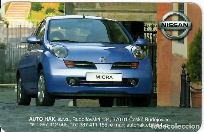 Coleccionismo calendarios: CALENDARIO DE BOLSILLO DE REP. CHECA - A&Ntilde;O 2003 - NISSAN