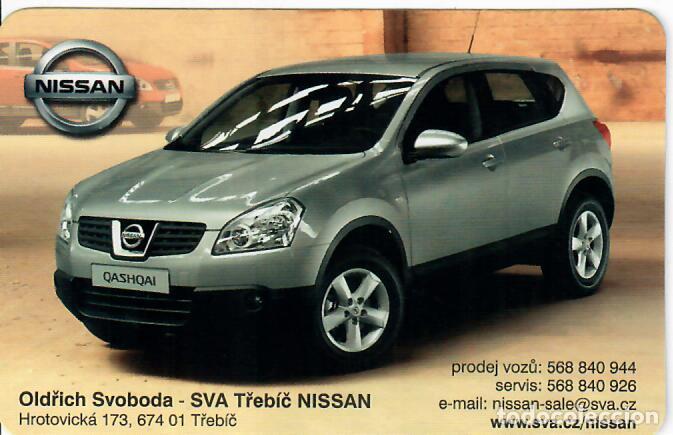 Coleccionismo calendarios: CALENDARIO DE BOLSILLO DE REP. CHECA - A&Ntilde;O 2007 - NISSAN