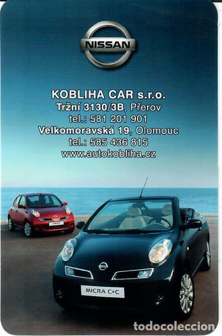 Coleccionismo calendarios: CALENDARIO DE BOLSILLO DE REP. CHECA - A&Ntilde;O 2008 - NISSAN