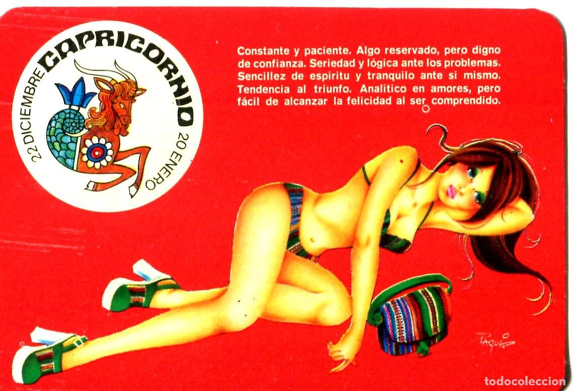 Coleccionismo calendarios: CALENDARIO HOROSCOPO ZODIACO capricornio A&Ntilde;O 1976