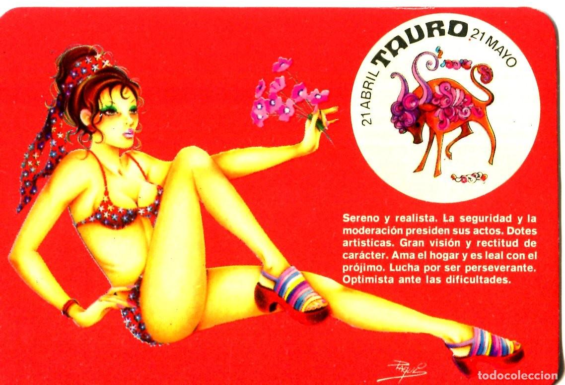 Coleccionismo calendarios: CALENDARIO HOROSCOPO ZODIACO TAURO A&Ntilde;O 1976