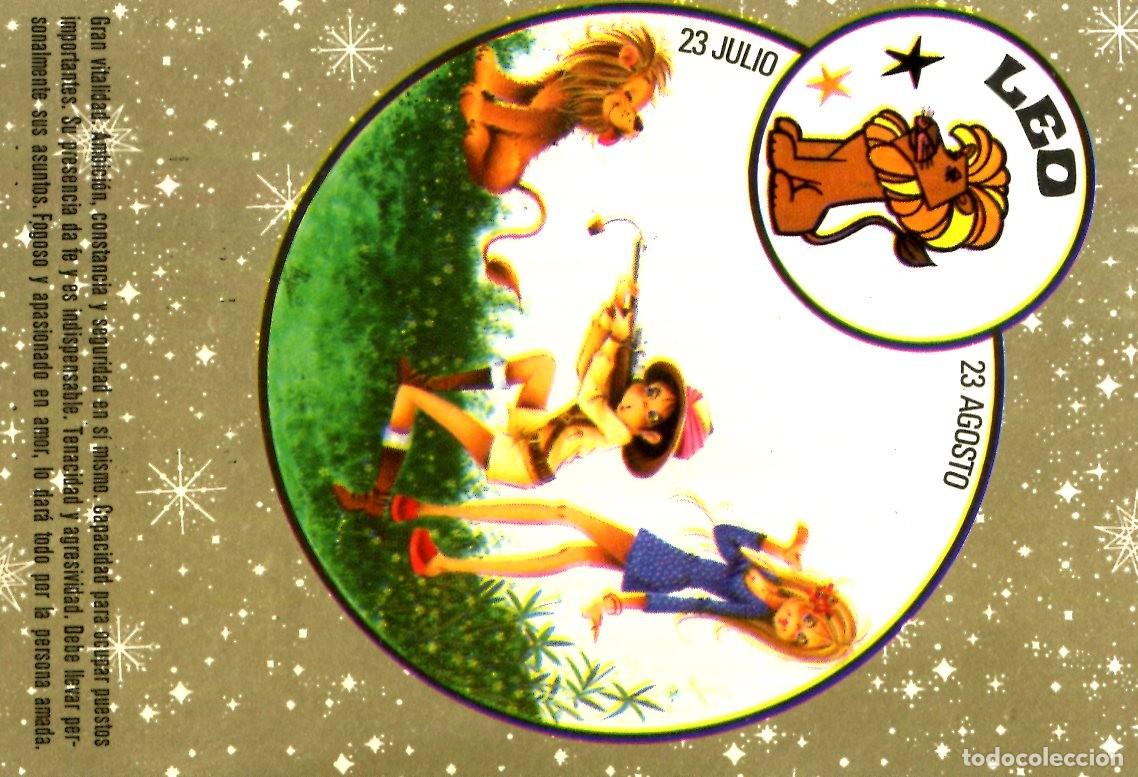 Coleccionismo calendarios: CALENDARIO HOROSCOPO ZODIACO LEO A&Ntilde;O 1974