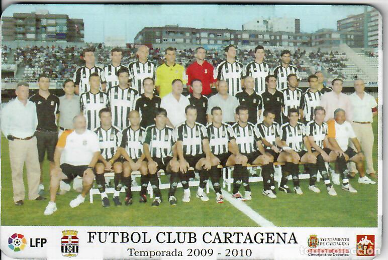 Coleccionismo calendarios: CALENDARIO DE PUBLICIDAD F&Uacute;TBOL - A&Ntilde;O 2010 - F. C. CARTAGENA