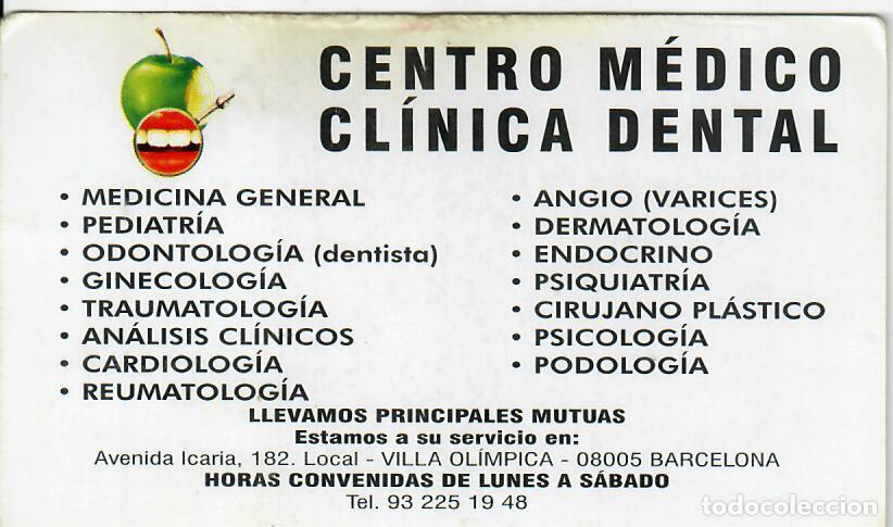 Coleccionismo calendarios: CALENDARIO DE PUBLICIDAD - A&Ntilde;O 2000 - CENTRO M&Eacute;DICO - CL&Iacute;NICA DENTAL