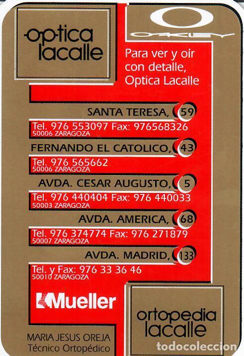 Coleccionismo calendarios: CALENDARIO DE PUBLICIDAD - A&Ntilde;O 2000 - 2001 - &Oacute;PTICA LACALLE