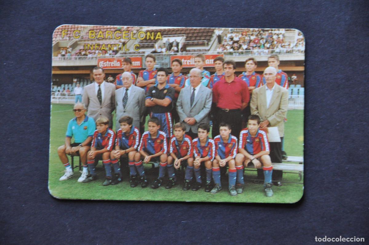 Coleccionismo calendarios: CALENDARIO F. C. BARCELONA (INFANTIL C)