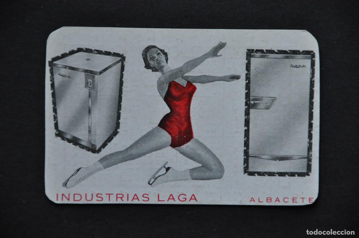 Coleccionismo calendarios: CALENDARIO INDUSTRIAS LAGA 1962 (ALBACETE)