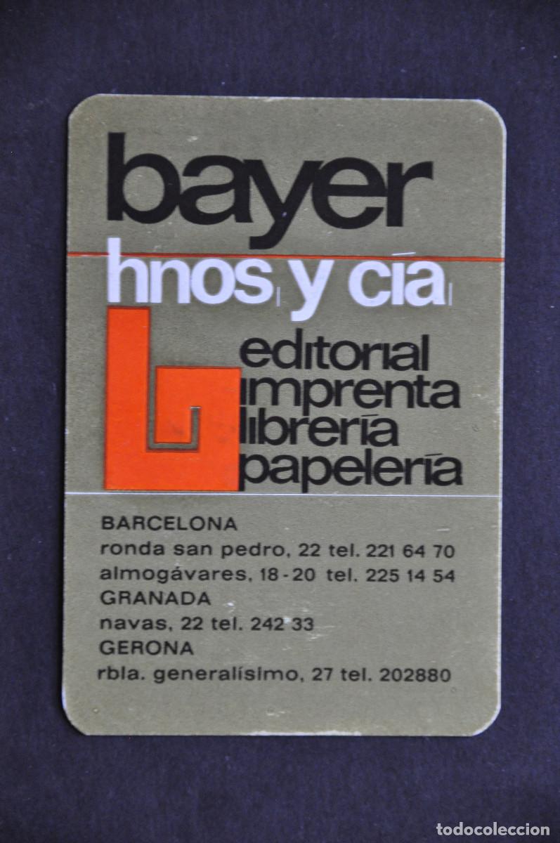 Coleccionismo calendarios: CALENDARIO BAYER HNOS. Y C&Iacute;A. EDITORIAL 1967