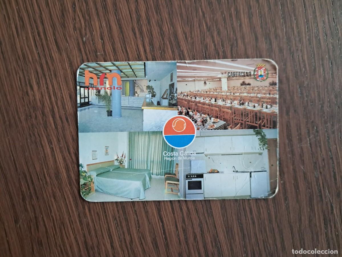 Coleccionismo calendarios: calendario de publicidad, hotel Manolo, Cartagena, a&ntilde;o 1991.