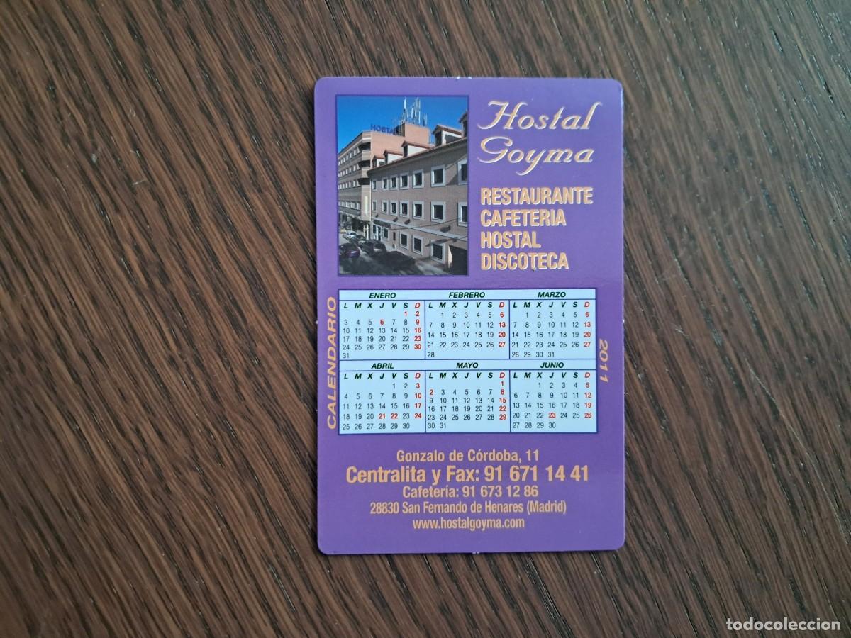 Coleccionismo calendarios: calendario de publicidad, Hostal Goyma, a&ntilde;o 2011.