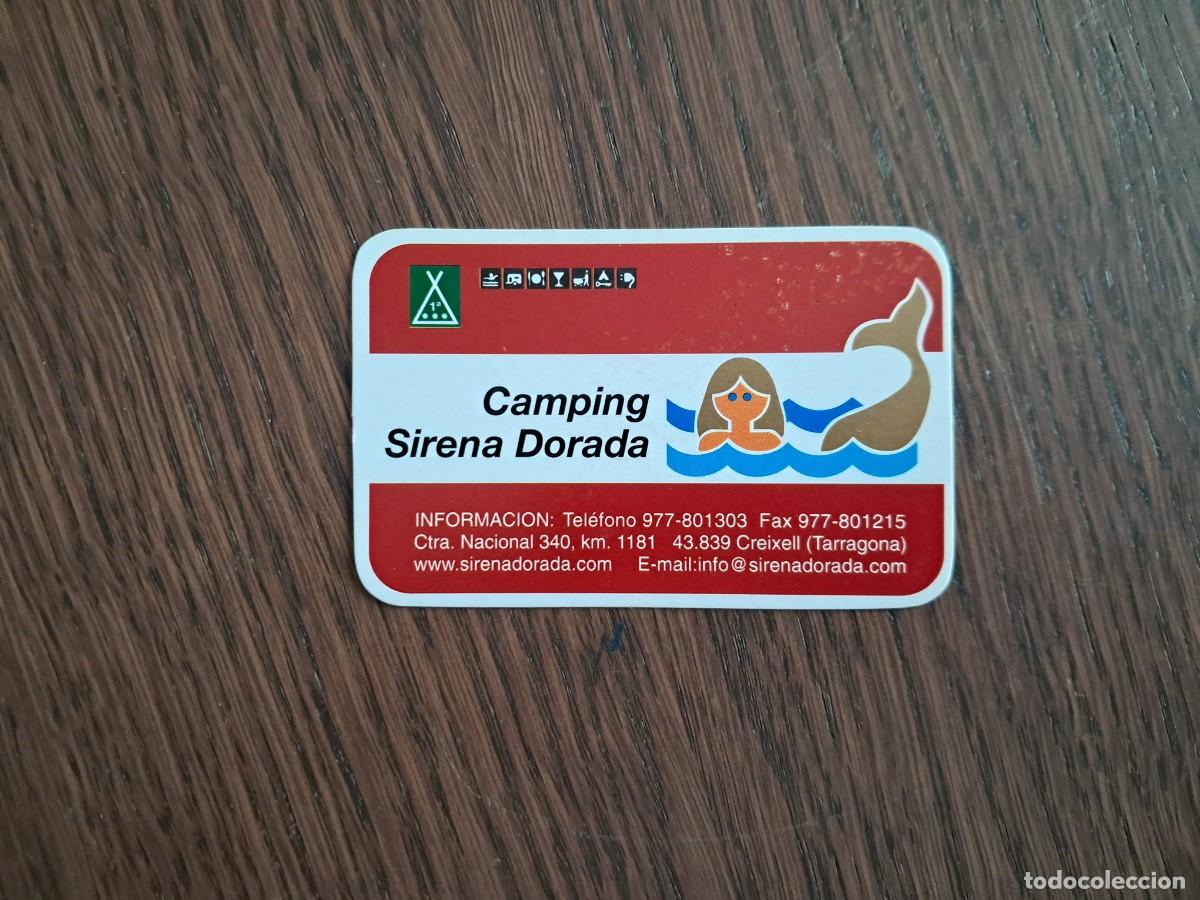 Coleccionismo calendarios: calendario de publicidad, camping sirena dorada, Creixell, Tarragona, a&ntilde;o 2004.