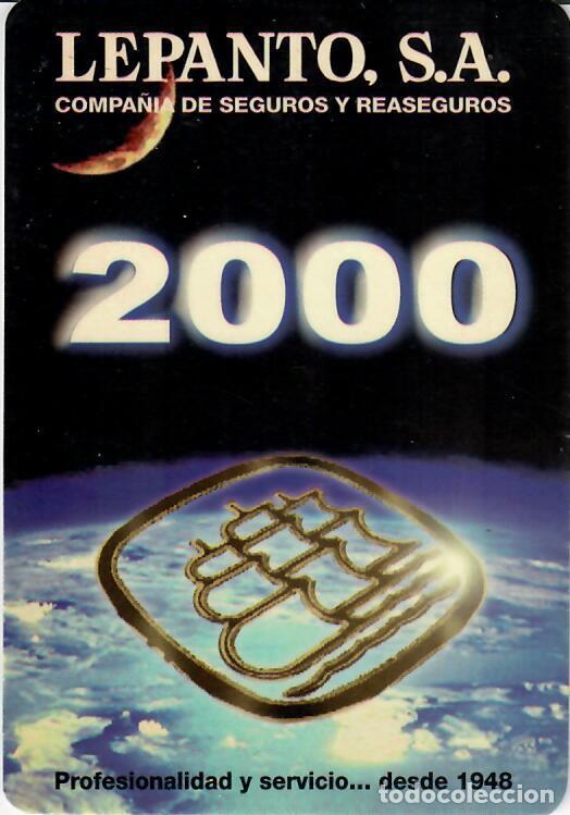 Coleccionismo calendarios: CALENDARIO DE PUBLICIDAD - A&Ntilde;O 2000 - SEGUROS LEPANTO