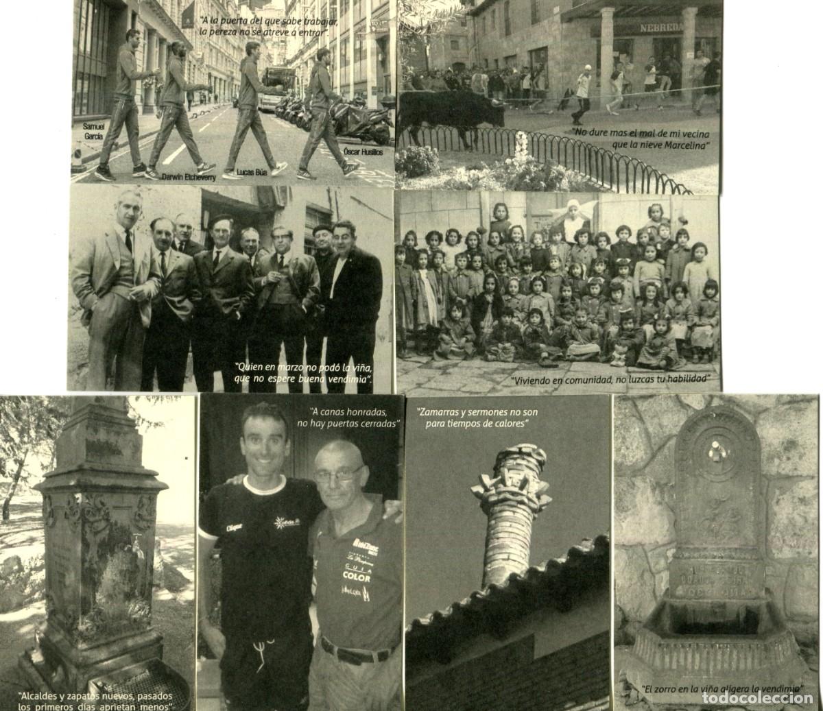 Coleccionismo calendarios: JUEGO DE 8 CALENDARIOS COLOR SEPIA DE ASTUDILLO (Palencia) - A&Ntilde;O 2018 -