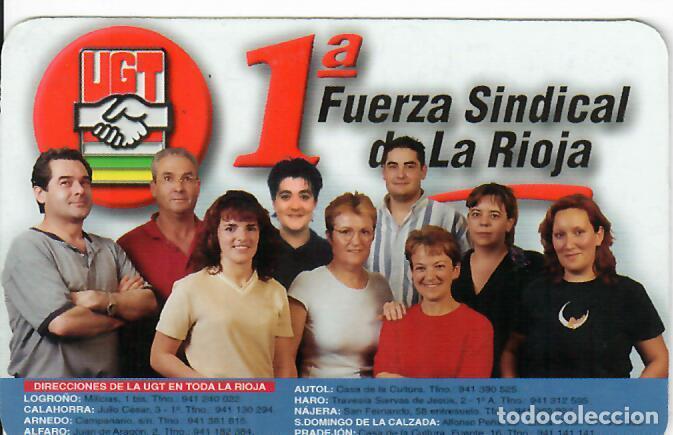 Coleccionismo calendarios: CALENDARIO DE PUBLICIDAD - A&Ntilde;O 2000 - UGT LA RIOJA