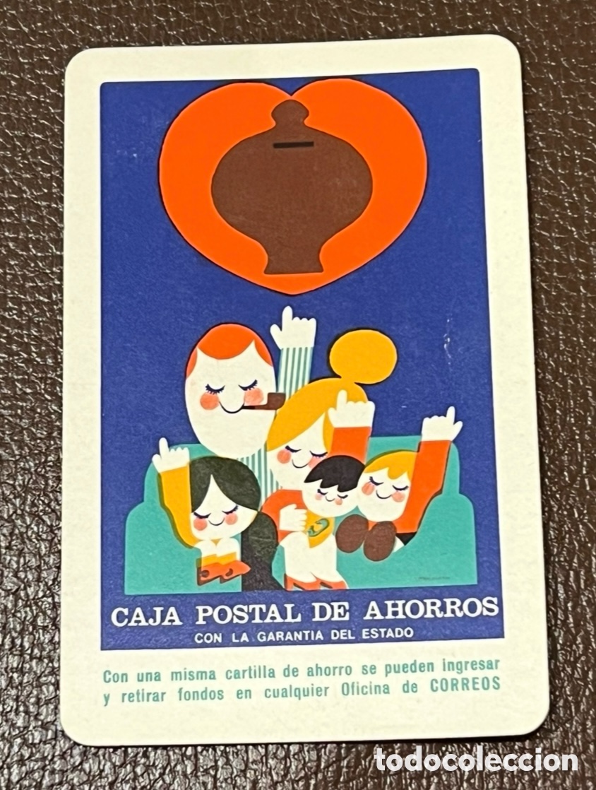Coleccionismo calendarios: Calendario de bolsillo. Caja Postal de Ahorros. Fournier. 1975.