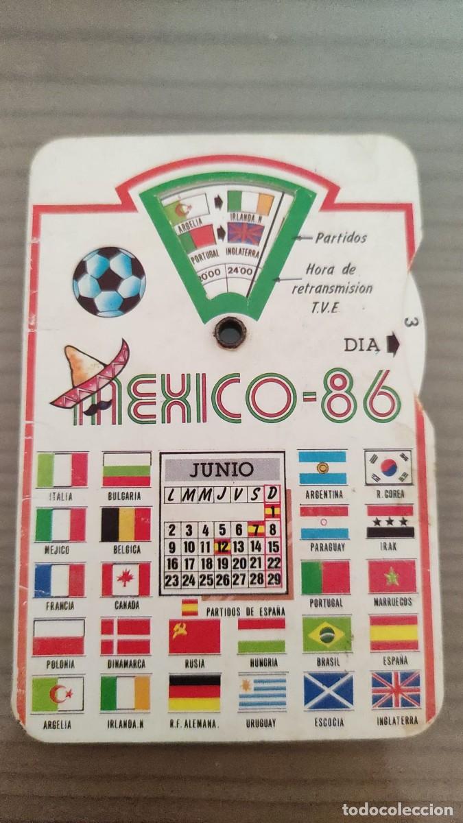 Coleccionismo calendarios: CALENDARIO MEXICO 86