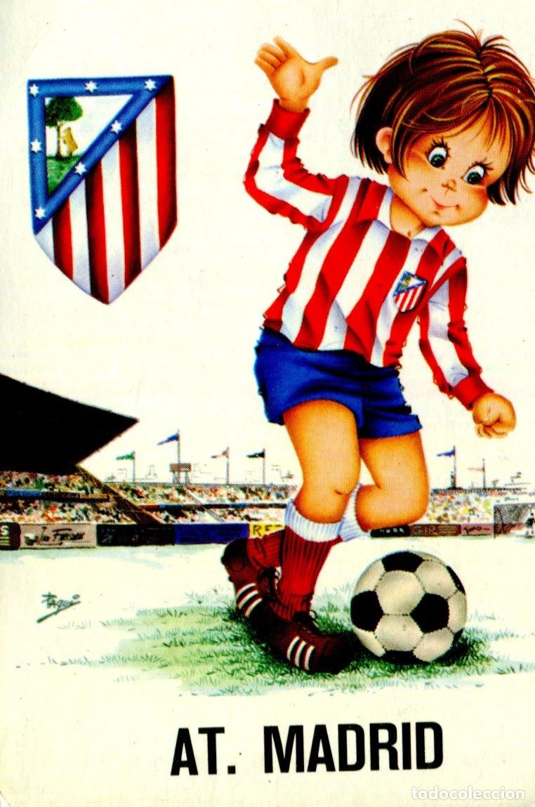 Coleccionismo calendarios: CALENDARIO BOLSILLO DE SERIE A&Ntilde;O 1974 F&Uacute;TBOL - AT. MADRID - CON PUBLICIDAD