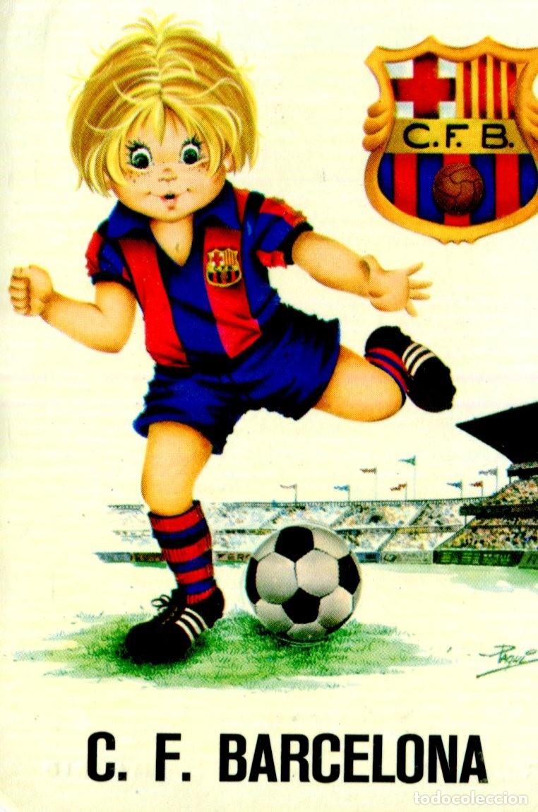 Coleccionismo calendarios: CALENDARIO BOLSILLO DE SERIE A&Ntilde;O 1974 F&Uacute;TBOL - CF BARCELONA - CON PUBLICIDAD